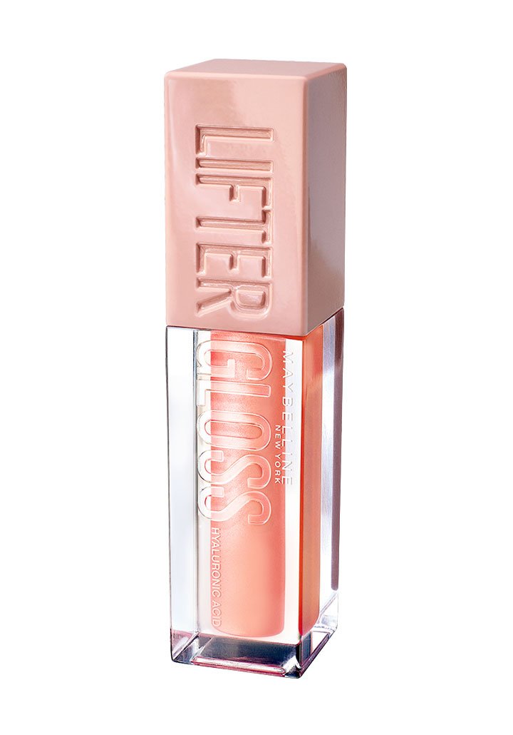 Lifter Gloss, Hydrating Lip Gloss With Hyaluronic Acid, Ice, Pink Neutral, 0.18 Ounce